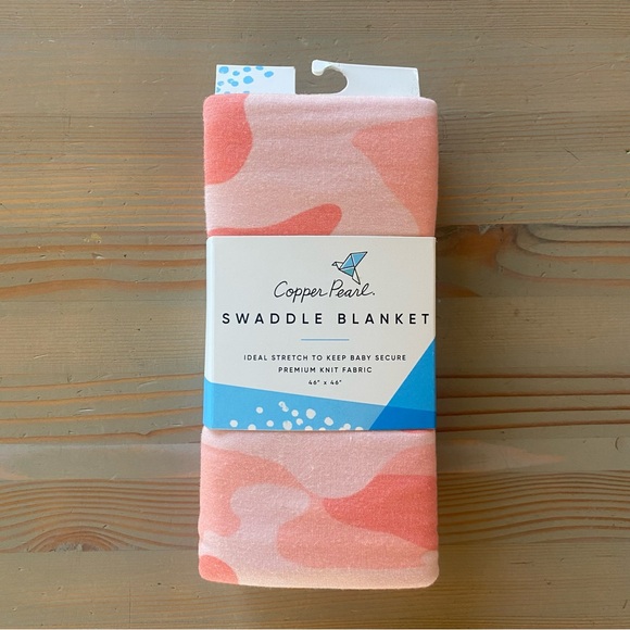 Copper Pearl Other - NWT Copper Pearl Baby Girls Swaddle Blanket - Remi - Pink Print